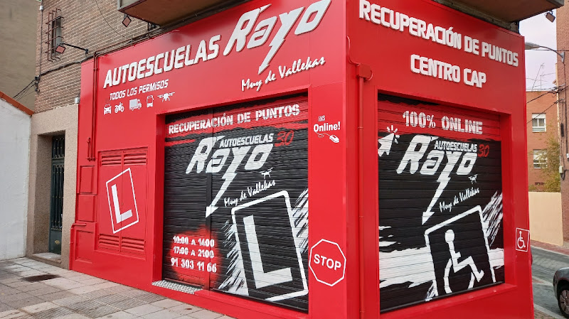 Autoescuela Rayo Ensanche de Vallecas . Recuperación de Puntos y Sensibilización, CAP, Drones y Azafatas