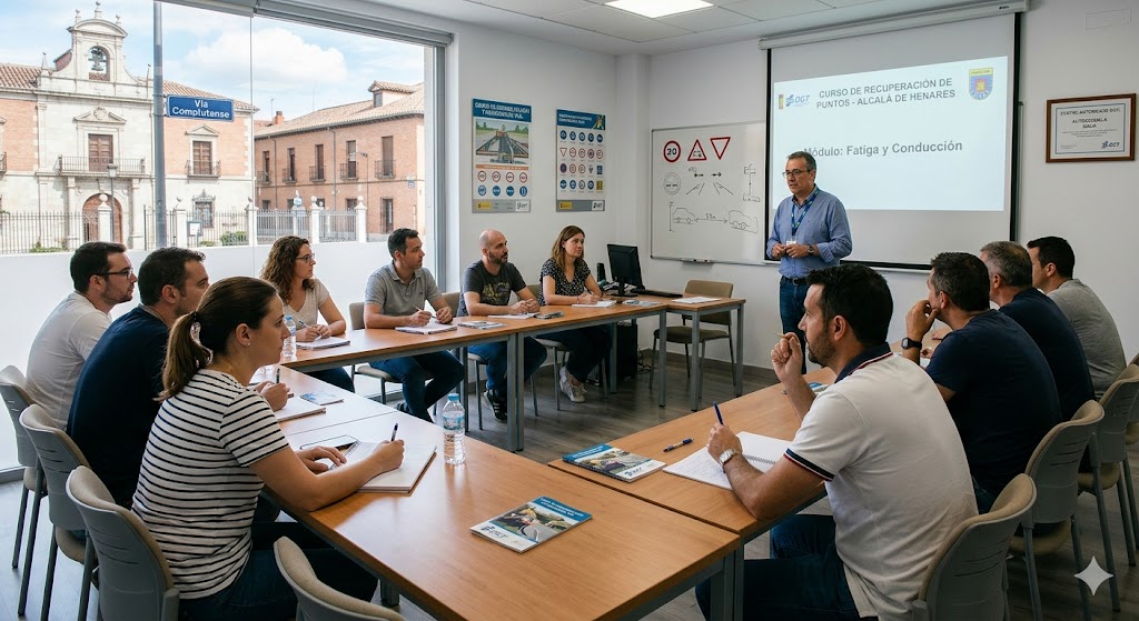 Dónde hacer el curso de recuperación de puntos en Alcalá de Henares